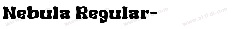 Nebula Regular字体转换